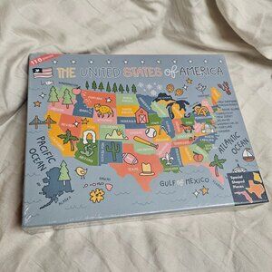 PIPPI POST United States Puzzle Jigsaw 110 Pieces Education NEW and SEALED